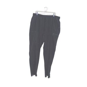 Scrubstar Set of 2 3XL Black Scrub Pants With Pockets & Drawstring Waist